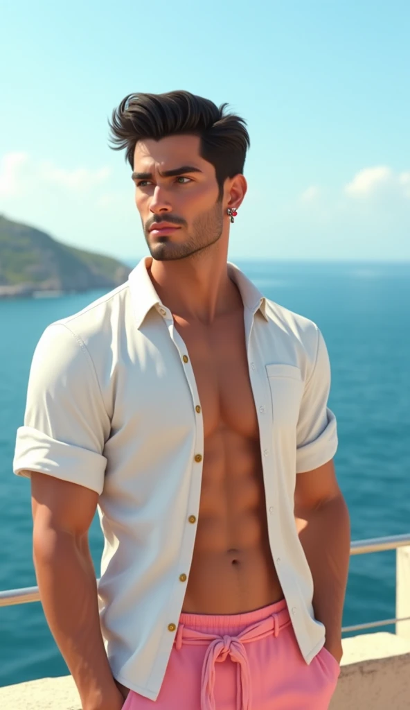 Homem  branco sexy