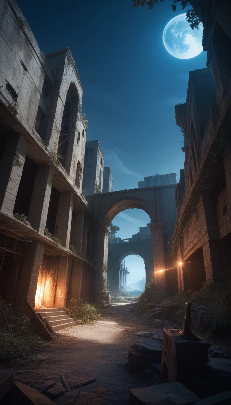 score_9, score_8_up, score_7_up, 32k,masterpiece, highest quality, photo realistic, vibrant colors, chiaroscuro lighting,
2B Nier Automata, 
ruins, a ruined world, a devastated battlefield, picturesque, beautiful scenery, fantastic night sky
seductive pose, cinematic angle,