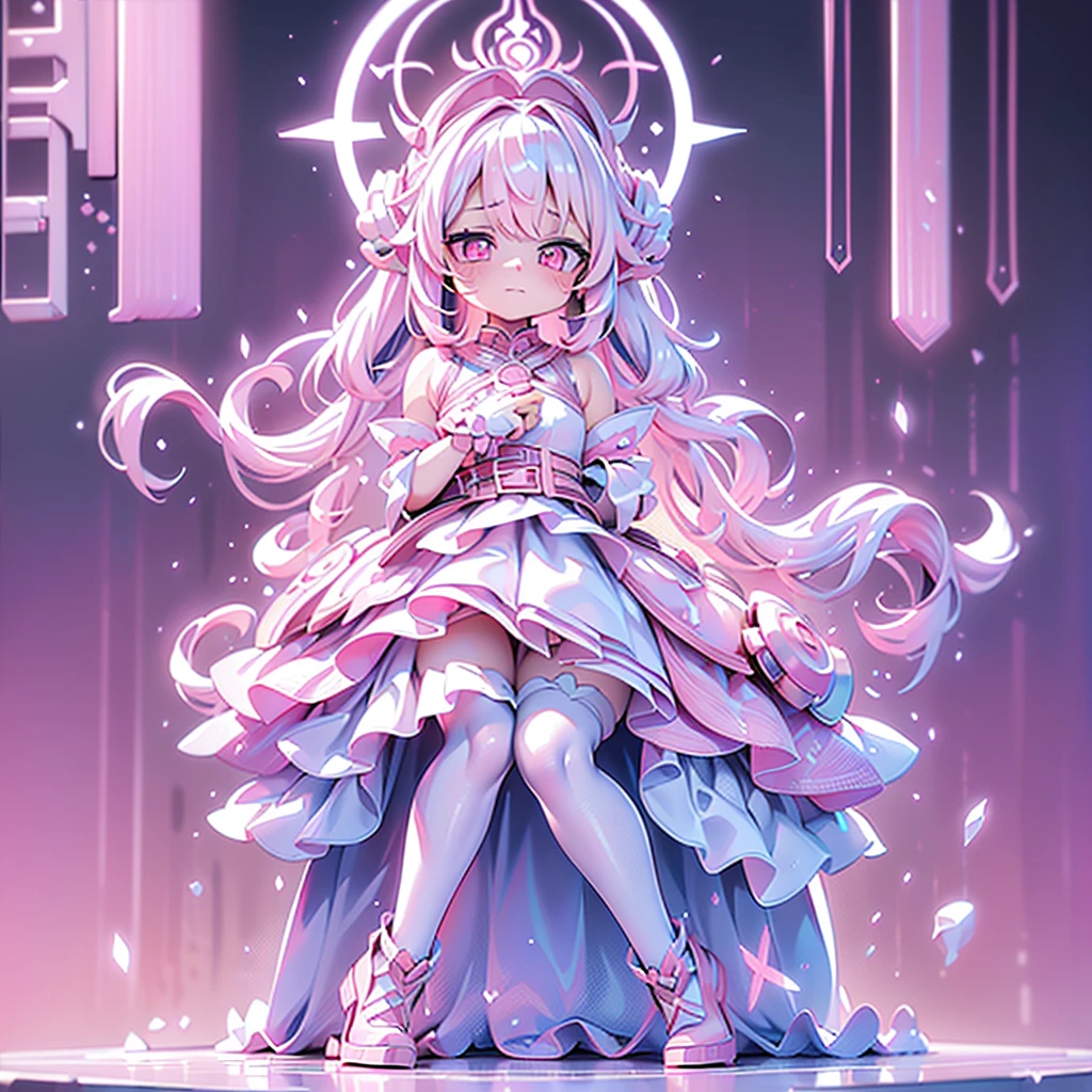 (pink_theme, dreamy_scenery:1.2), absurdres, highres, (official art, thunder, beautiful and aesthetic:1.2), best_quality, masterpiece, 1girl, badass, (faint_smile, closed_mouth:1.2), (cute, petite, kawaii:1.4), profile, character_profile, (sitting:1.2), from_side, (pink_miniskirt, white_frilled_shirt, fingerless_gloves, white_trim, hair_ornament:1.4), (white_hair, multicolored_hair, pink_eyes, dual_colored_eyes, multicolored_eyes:1.5), (french_braid, long_hair, pink_headwear:1.2), shoulder_sash, colorful, (close-up:1.2), white_legwear, abyss eyes,Shiny skin,oil, Tzeentch,extremely detailed CG unity 8k wallpaper,masterpiece, ((ultra-detailed)), ((illustration)),colorful,wallpaper,energy,Unknown terror,arcane,Around the magic,magic surrounds,pages flying all over the sky,Know it all,Predicting the Future,Know the past,Infinite wisdom,Warlock,Magical Circle,Pentagram,incantation,mantra,Singing magic, (shining eyes:1.2), (fractal art, (kaleidoscope:0.9), colorfield painting, (shine effects, seraph effects, lighting effects:1.1), (white_and_pink_theme:1.5)