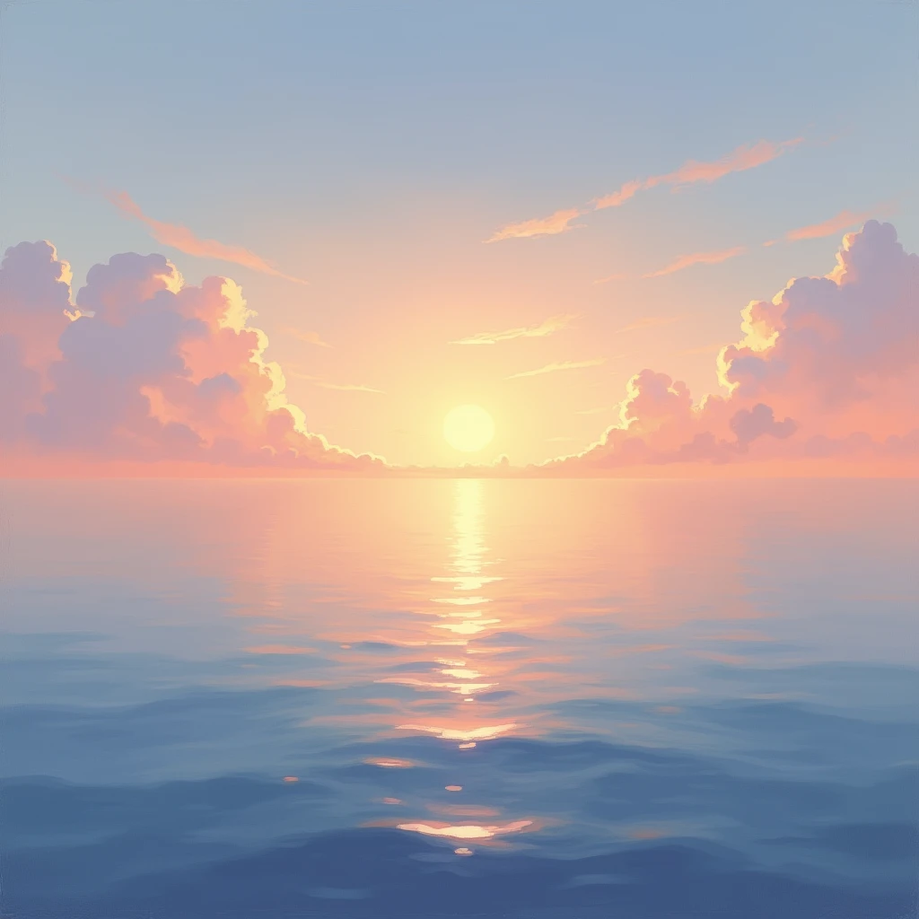 Sea, sunrise, high quality, UHD, 16k, highres