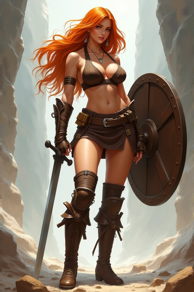 (8K, (masterpiece, Best Quality) cowboy shot of a barbarian elf (Like the real thing) realistic skin, Looking at Viewer, Short hair, green mohawk hair, cleavage, Jewelry, small full breasts, Upper body, whole body, arma ,earrings, armor, Hair over one eye,Green eyes, short elf ears, shoulder armor, Realistic, at high resolution, Masterpiece, A hyper-realistic, Fantasyart, character art, cinestill 800, alluring glance, A sexy closeup, combat scene, action scene, action pose, dynamic pose, Rugged look, Glaring at the viewer, Slender and muscular body, Split abs, long thin muscular legs, ((ultra quality)), ((tmasterpiece)), 1girl, barbarian elf, ((Red, redhair)), (Beautiful cute face), (beautiful female lips), Charming, ((serious expression)), looks at the camera with a gentle smile, eyes are slightly closed, (skin color white), Body glare, ((detailed beautiful female eyes)), ((dark green eyes)), (juicy female lips), (beautiful female hands), ((perfect female hands)), ((perfect female figure)), perfect female body, Beautiful waist, gorgeous big thighs, Beautiful little breasts, ((Subtle and beautiful)), seductively sits, (closeup face), ((wearing armored outfit, shoulder paddings, breatplate, armored loincloth, sexy armor)), background: city park, Beautiful sunset, ((Depth of field)), ((high quality clear image)), (crisp details), ((higly detailed)), Realistic, Professional Photo Session, ((Clear Focus))),realistic,ultra detailed,sexy red Sonja in battle,warrior princess,fiery red hair,sharp metal sword,glistening armor,ferocious expression,intense battle scene, dynamic battle scene,war-torn landscape,severed enemy heads on the ground,dynamic action pose,strength and power,deadly strikes and parries,strong female protagonist,swirling dust and smoke on background,determination in her eyes,confident and fearless,scenic sunset lighting,vivid colors,light muscular physique,sleek and toned figure,Epic fantasy artwork, fantasy barbarian elf