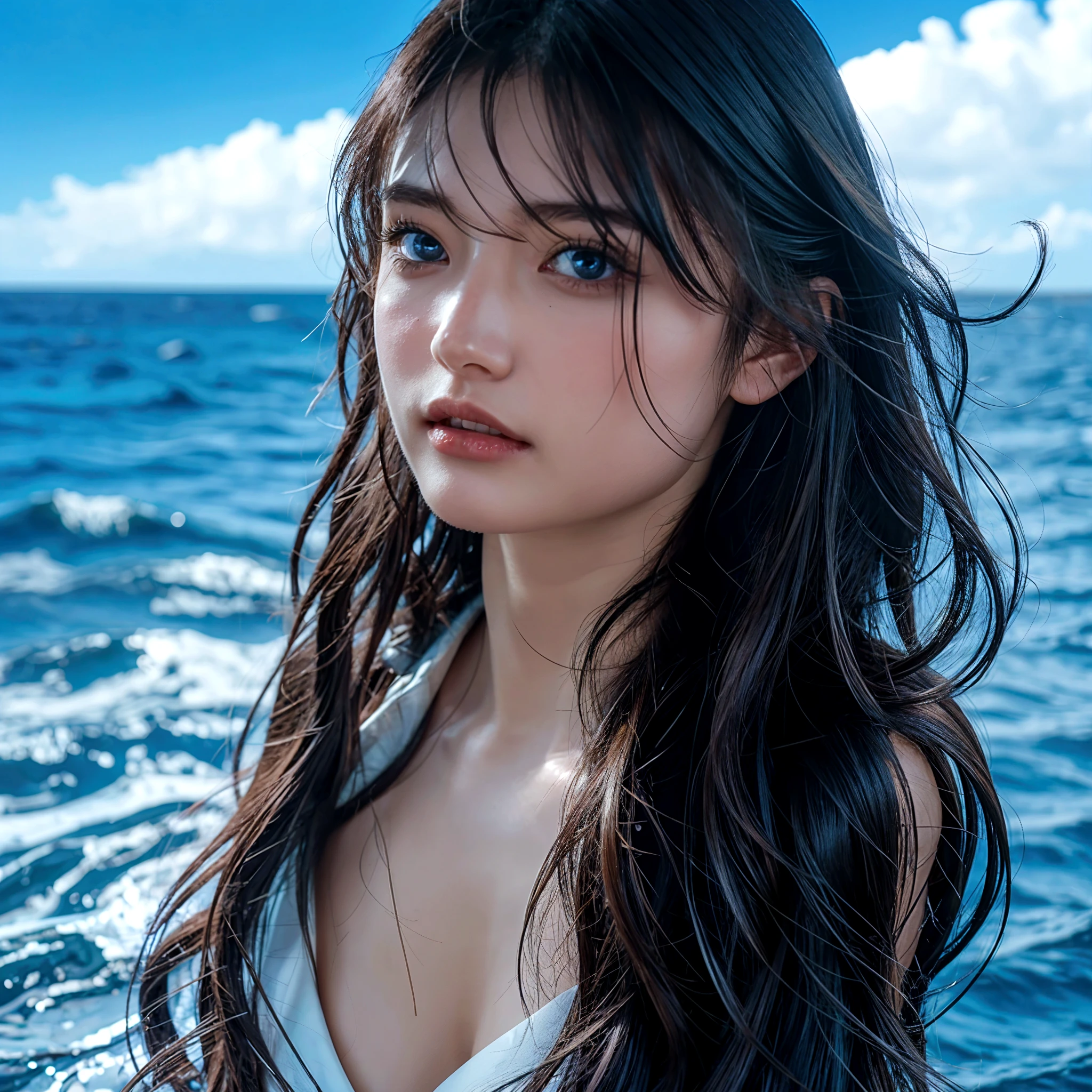 Ultra-detailed complex 3D rendering of the face, (Colossal breasts: 8.8), (masterpiece, top quality, octane rendering, 8K), glamour shot full body image, cleavage, (very detailed skin: 1.2), (exposure: 1.1), brown hair, (((Erotic gold micro bikini: 1.95))))), beautiful Caucasian woman, with full soft breasts and white skin, one person, with big ass, long braided hair, dynamic angle, mystical expression, ultra-realistic photo, (((portrait)))), bare feet, futuristic city background, facial muscles, detailed and beautiful queen's crown, artStation trend, clear focus, studio photography, intricate detail, highly detailed, detailed red eyes, highly detailed, sharp focus, digital rendering, professional, abs, shot with Canon EOS R 6, ((Sexy Pose))), Buttocks: 1.2, Perfect Body Beauty: 1.4,