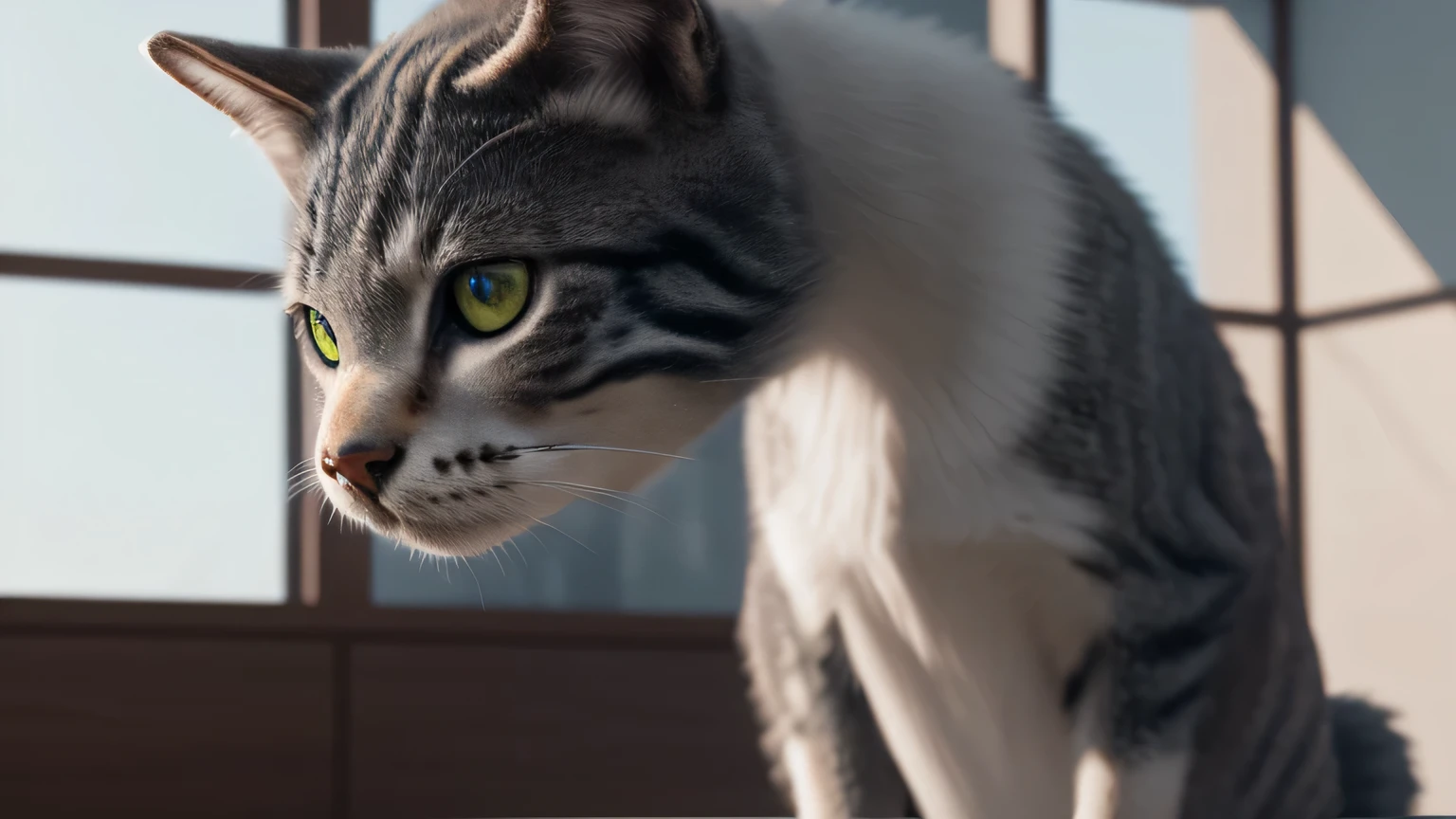Beautiful Cat, Photorealistic, Ultra Detailed, Intricate Detail, 8k, Super Detailed, Volumetric, HDR, Realistic, Unreal Engine, 16k, (((Clear Focus))), Octan render, Highest Quality, RAW Photo, Cinematic Composition, Ultra Real
