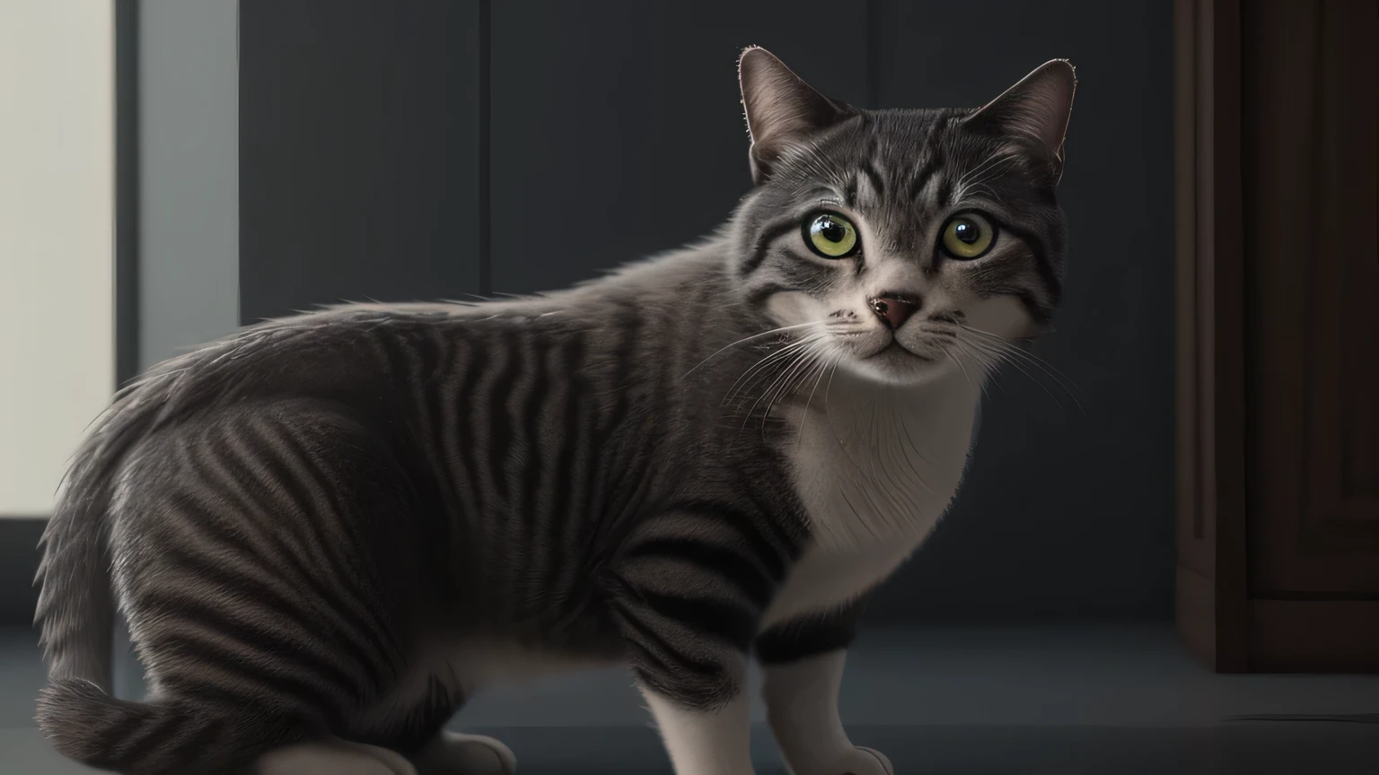 Beautiful Cat, Photorealistic, Ultra Detailed, Intricate Detail, 8k, Super Detailed, Volumetric, HDR, Realistic, Unreal Engine, 16k, (((Clear Focus))), Octan render, Highest Quality, RAW Photo, Cinematic Composition, Ultra Real 