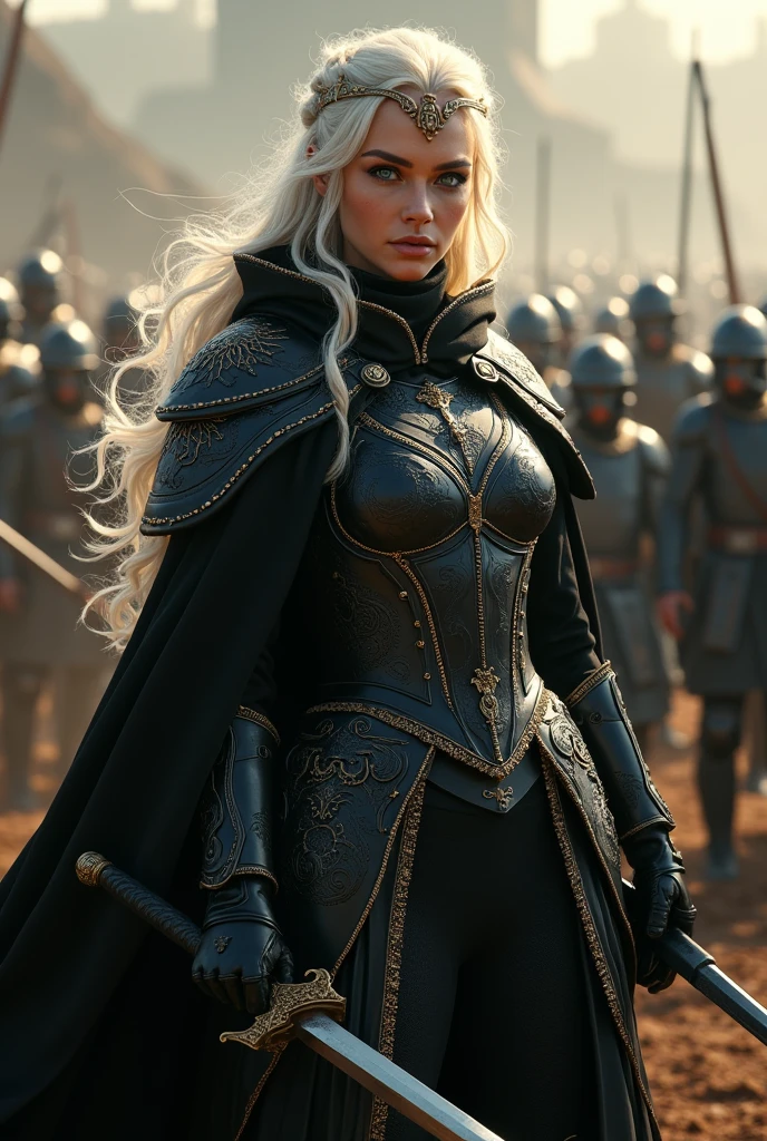 ((Instagram photos)) 28 year old beauty full body photo ((African Female Superhero Costumes)) Strong ((female boss)) fiercely in a ((Game of Thrones TV series and the fictional city of Westeros)) (Highly detailed skin:1.2) 8K Ultra HD, DSLR camera, soft light, high quality, Film Grain ((Amateur photos))