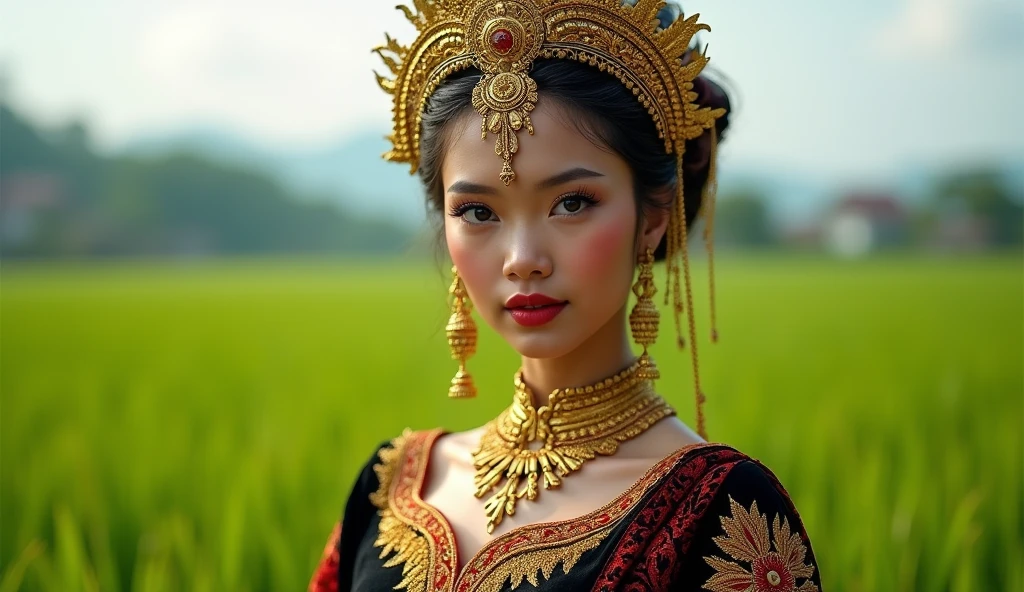 Portrait of Abigail: , (Asian woman), (Ancient female priest), ((Thai face)), (Country girl), (beautiful), (detailed face), ((naked)), ((wearing thai traditional loincloth))
, with beautiful and intense facial features
, surrounded by many warriors fighting and many injured or fallen. The scene is strong and intense
, short hair, สาวbeautifulมีกล้ามหน้าท้องเพรียวบาง: 1.4, Six pack abs: 1.4, Chest Botox, small, perfect athlete body, (There is a yantra tattoo.), slim, (See the legs), legs details, (Barefoot), ((see full body))
, ((looking at the audience)), (Stand facing the audience.), (proportional figure), very detailed image
, ((performing a ritual to worship an ancient deity
, in an outdoor ceremony, wide-angle view, with many people attending the ritual
, with many people attending the ritual)), (Outdoor ritual), (wide angle)
, very detailed image, realistic, Highly detailed, perfect composition
, beautiful, There are complicated details., Incredible detail
, Artistic photography in 8k, There are too many details., Masterpiece
