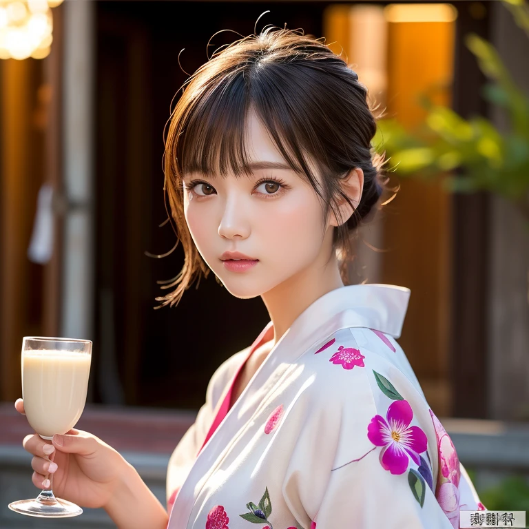 (highest quality:1.5)、(Real:1.5)、(1 person:1.5)、Medium Shot、(Very detailed)、(High resolution)、8k、Normal milk、Natural color lip、Japanese women、24 year old girl、Thin eyebrows、Beautiful and elegant face、Cute face、Arched thin eyebrows、(Large, balanced eyes)、Big Eyes、Fair skin、Beautiful and elegant face、Natural Bangs、Beautiful and thin nose、 Beautiful Skin、Medium Bob Hair、Natural Bangs、Perfect and beautiful facial features、Slim face and figure、(Bright lighting)、Professional Lighting、(Lighting from the front)、Outdoor、Beautiful cleavage、1 personの少女、Cute and sexy slim 24 year old woman、Fair skin、(A dreamy look)、(yukata)、(Normal milk)、(A simple pose facing forward)、(Beautiful Obi)、Beautiful clavicle、(Brightly colored fireworks burst into flames at a night festival)、summer、