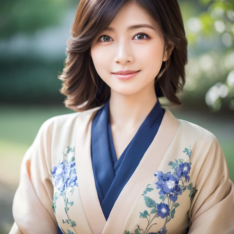 (nsfw:1.2)、(best quality,highres,ultra-detailed),((portrait )),1beautiful Japanese lady,beautiful detailed eyes,beautiful detailed lips,extremely detailed face,longeyelashes,soft smile,flowing hair,natural lighting, wearling japanese elegant Kimono,