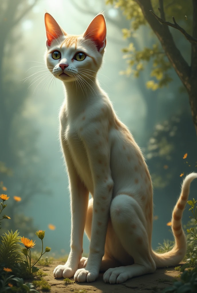 7-legged horned cat