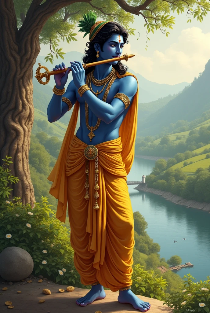 All script of sri krishna image