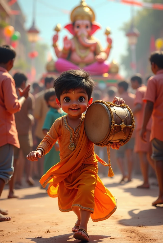  Shree krishna walking in market at kalyug