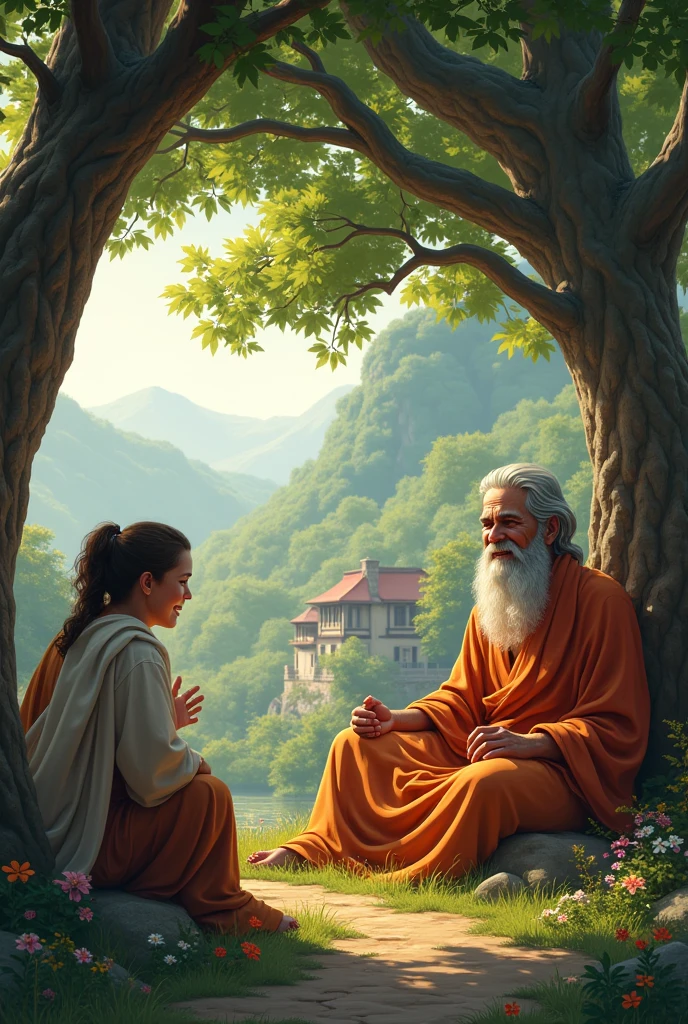 Guru Matsyendranath recited the mantra and gave it to a woman.