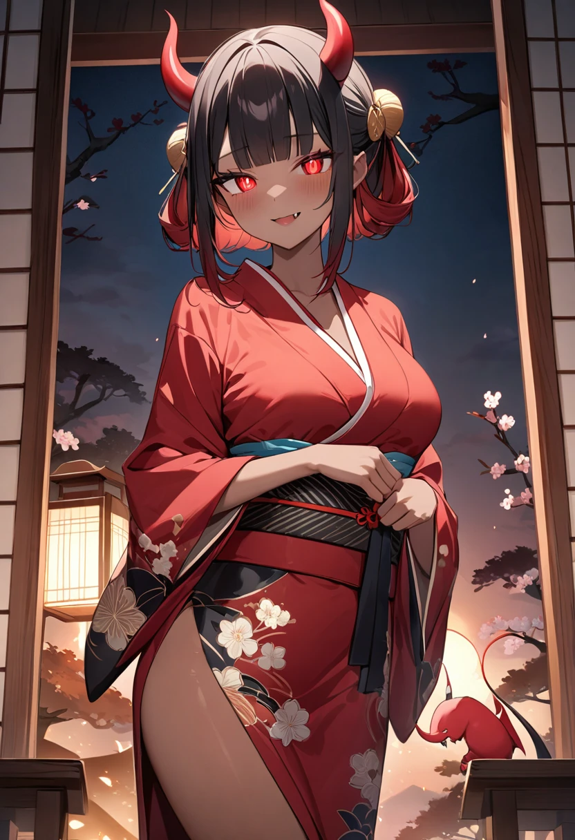 absurderes, precise and delicate touch:1.3), ///, absurderes, precise and delicate touch:1.3), ///, Kimono、Komono、A Japanese style、autumn leaves in the air、((NSFW))