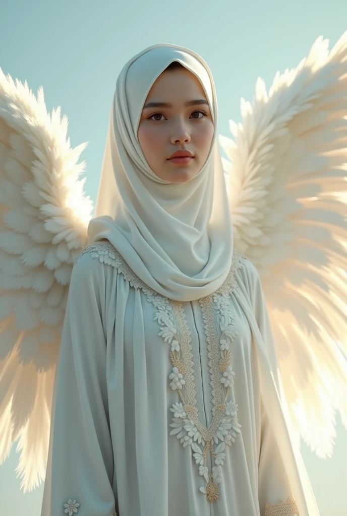((Angel)). ((wearing the hijab)). ((Name Tag Ghi)(.
