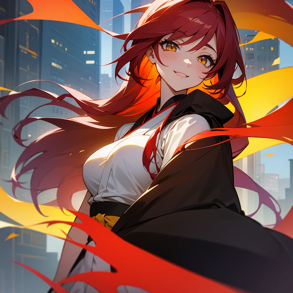 Content:
A giantess with red hair and massive curves is towering over a city. She uses her curves to destroy buildings, a sadistic look on her face as smoke fills the air.
Medium:
Digital art, anime-style illustration.
Style:
Inspired by kaiju movies and giantess fantasy art. Emphasis on dramatic destruction and the power of the giantess.
Lighting:
Intense, dramatic lighting with the cityscape illuminated by fires and the setting sun, casting long shadows and creating a sense of chaos.
Colours:
A palette dominated by fiery reds, oranges, and the dark greys of smoke and destruction. Highlights on the giantess’s red hair and curves to make her stand out against the smoky background.
Composition:
A wide-angle shot capturing the giantess towering over the city. Buildings crumble under the force of her curves, and smoke billows into the sky. Her sadistic expression is clearly visible, adding to the sense of menace. The foreground includes destroyed buildings and fleeing people, enhancing the scale and impact of the scene.