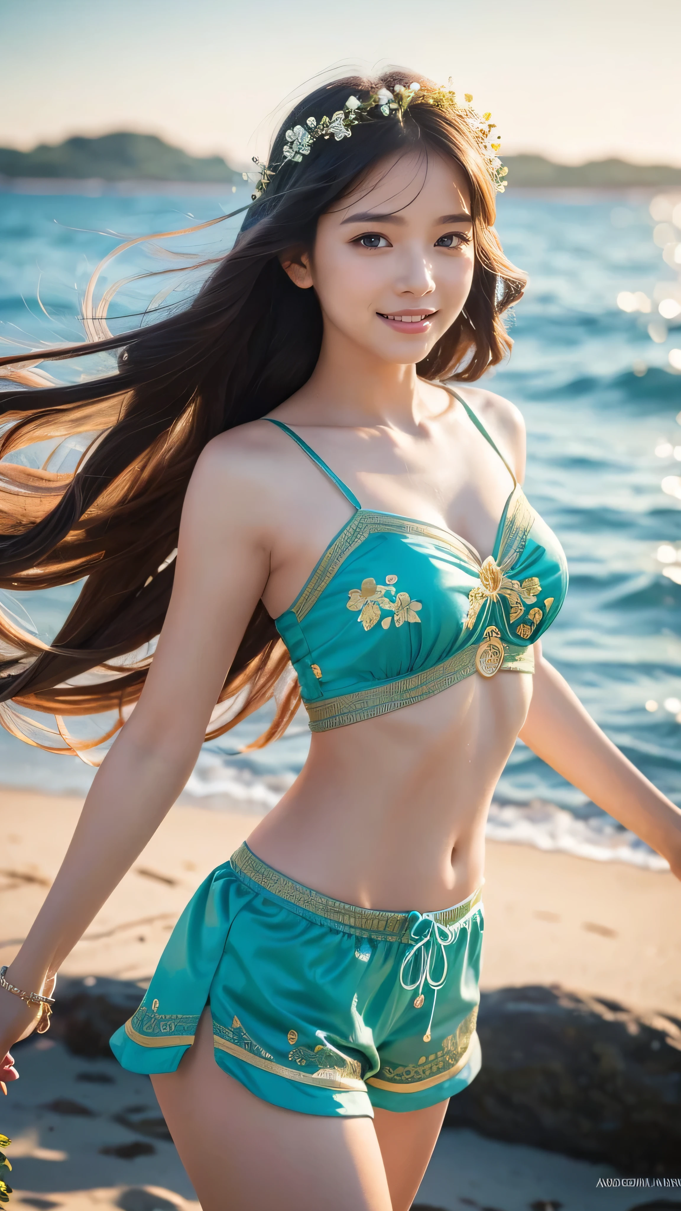 perfect face (chubby:1.2), ( child), in saree wlop perfect full HDR body exposed midriff highleg (armpits:1)