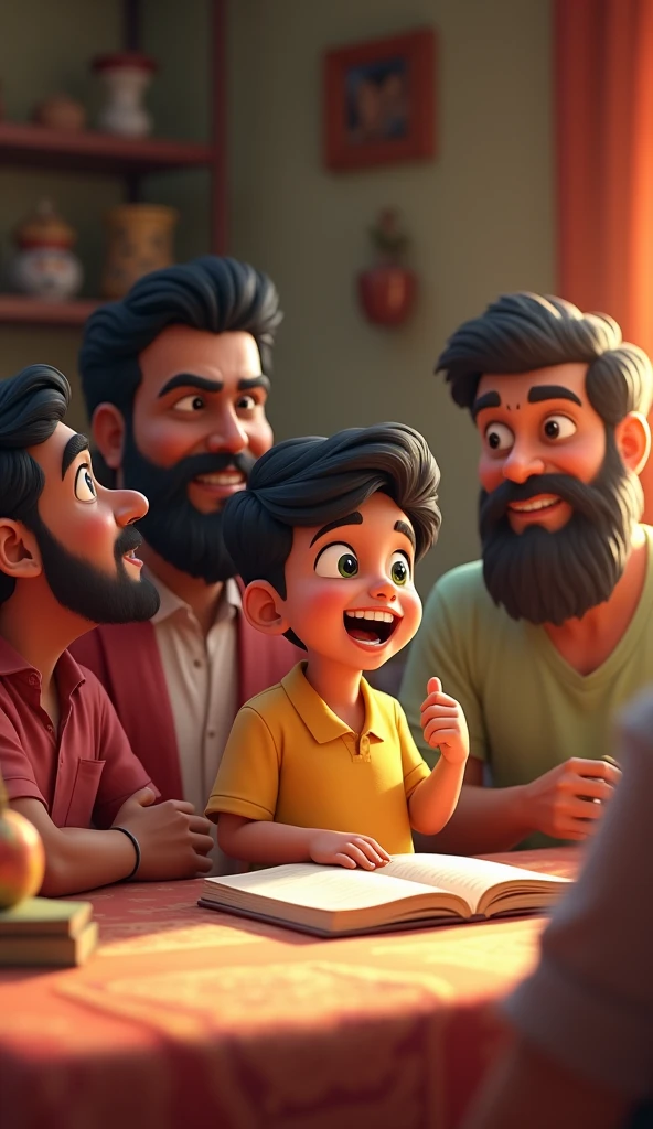 A dad with eight brothers and sister mix
