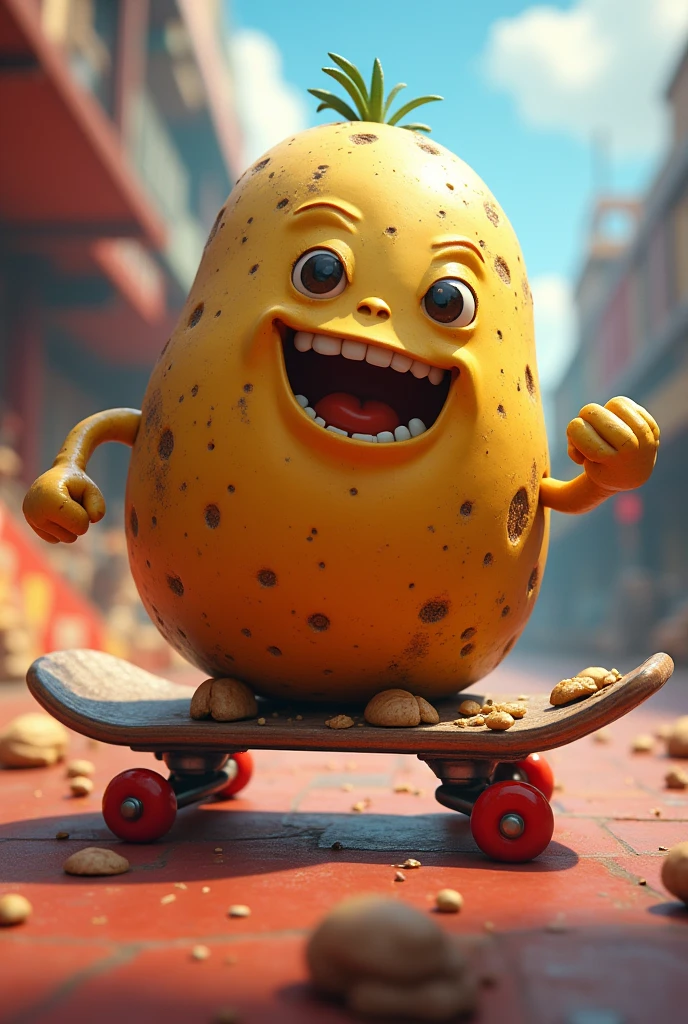 Make a hero who likes chimichangas 2.-that this short, dark and very strong guy 3.- Let it be a peanut