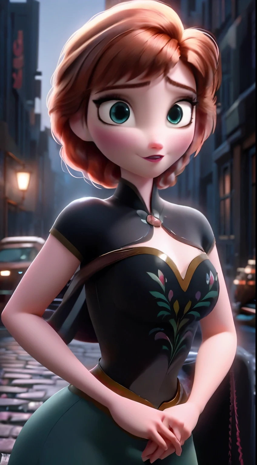 Aunt Cass Hamada is very hot. busty. cutout. production