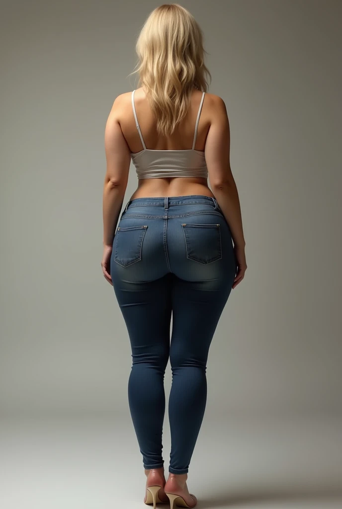 cute blonde, ?????, curvy, backwards, culona