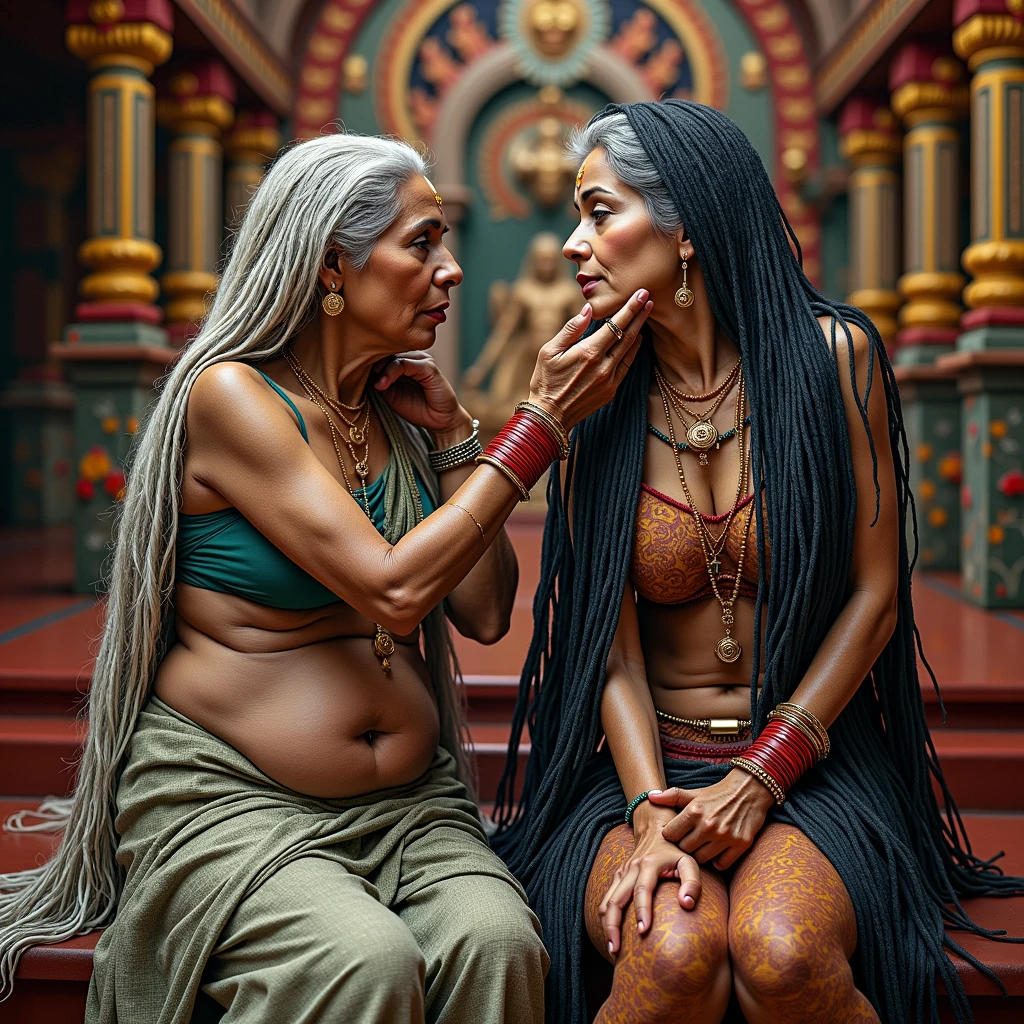 (UltraDetailed),{Aperture:F/16},{Focal Length:Lens 30-200MM},{{65 yo indian grannies}},{{All ladies tongues out while kissing}},at light flooded office in nude wildly kissing vaginas and breasts while spreading legs out,ultra sagging-hangging eldery breasts milking keeping long hairs totaly wet and styled with using extreme and exteme ultimate super exessive amount of hairgel+hair oil,{hairs like gel+oil pulp,Shining like mirrors}},{{full nude}}},{{{Nudity}}},{{super sagging hanging breasts}},{Pissing}},{{Pee}}},{{peeing}}