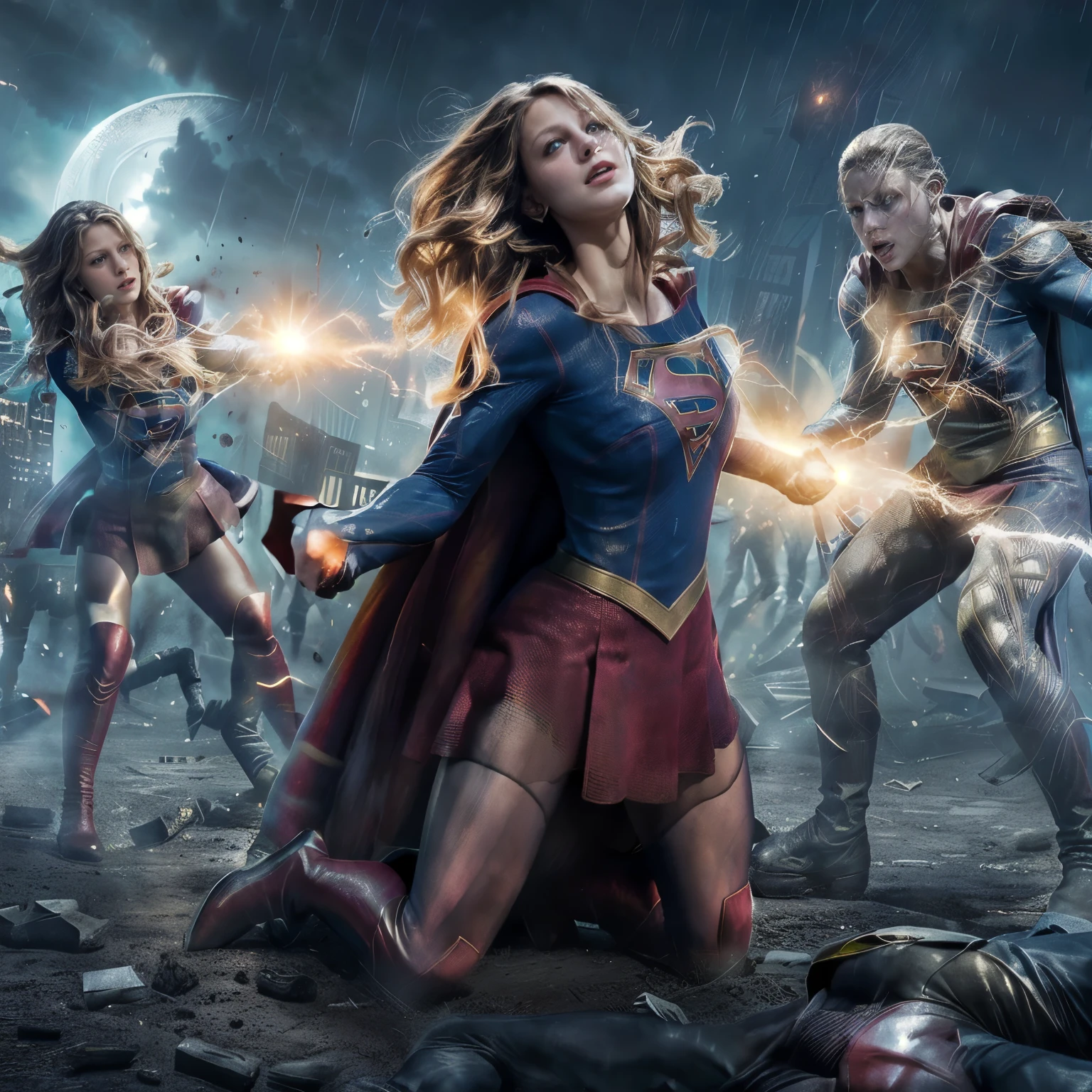 Supergirl and scarlett witch