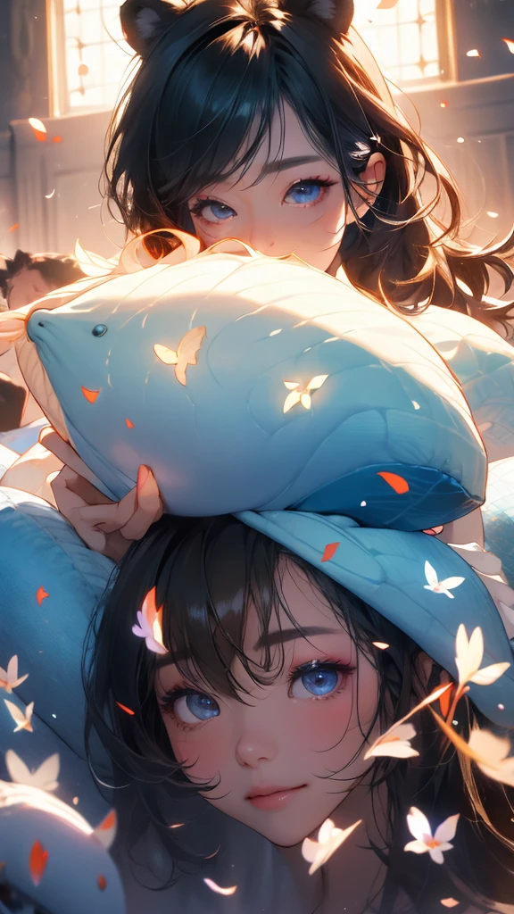 Cute girl with big
