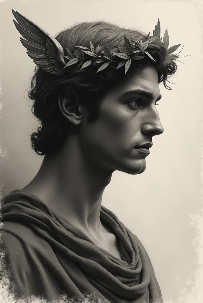 A painted portrait of a fitted Apollo, God of beauty, greek god, greek male beauty, blonde hair, big expressive eyes, big lips, big masculine nose, golden skin, handsome male, young, insanely handsome, upper body, muscular, hairy torso, fantasy, intricate, elegant, highly detailed, digital painting, art station, concept art, soft, sharp focus, illustration, art by John Singer Sargent