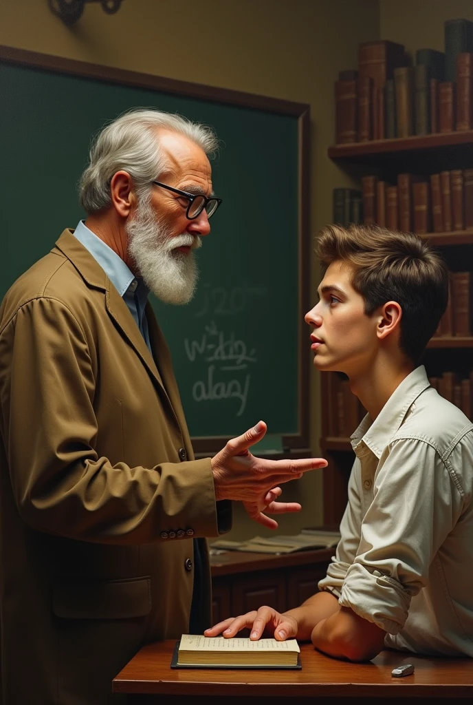 (masterpiece), best quality, (((old man in suit holds nude naked teen girl breast))) and is yelling and has green eye and blue eye and medium breast and nipple and brown bob hair and earring and wristwatch and necklace, classroom setting, old man in suit, old man in suit, old man in suit, old man in suit, old man in suit,
