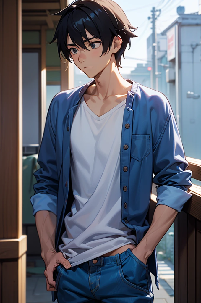 このmanは純朴で元気でかっこいい,The charm of being a teenager,(Thin eyebrows)((Cool casual clothing adjustments:1.4)),Chosen by Fate,clavicle,Stiff, thin limbs,Light and Dark,,全国man高校生ミスターコンテスト入賞,(全国man高校生ミスターコンテスト公式),Smooth CG art,Anime Art,High resolution,Highest quality,,4K,8k,Best Quality, ((biologically correct)), ((Excellent detailed anatomy)), Depth of written boundary, (face), Emotional hands, eye,Virtue,clean,clear,(Makoto Shinkai Style),(man:1.4),Profile picture,VTuberman, VR game commentator,From the swollen crotch,to the request listener「Becoming a woman」I felt something strange in my groin and chest.,Forced sex change process,The changing body shape,Unevenness,このかっこいいmanはのちに少女に