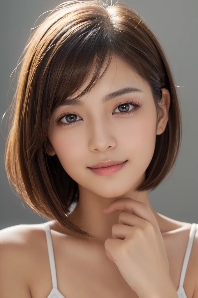 Fashion model 25 years old [[[[close-up]]], [[[[chest]]]], [[[[neck]]], [shoulders]]]]], Perfect eyes, Perfect iris, Perfect lips, Perfect teeth, Perfect skin, Soft front light, Glow, HDR, (Soft color: 1.2), Best quality, masterpiece, ultra high res, (photorealistic:1.37), raw photo, 1girl, long hair, beautifull eyes, beautifull face, detailed eyes and face, t-shirt, dynamic lighting, in the dark, table top, highest quality, realistic, Super detailed, finely, High resolution, 8k wallpaper, 1 beautiful woman, light brown messy hair, He is wearing an open-necked shirt., sharp focus, perfect dynamic composition, beautiful and detailed eyes, thin hair, Detailed realistic skin texture, smile, close-up portrait, model body shape, mile, close-up portrait, model body shape, body shape,cleavage, tropical beach, thin and long legs Translated with DeepL.com (free version)Top Quality, Masterpiece, (Realistic:1.2), 1 girl, detailed face, beautiful eyes, (Masterpiece:1.2, Top Quality), (fine beautiful eyes: 1. 2), (highly detailed Cg Unity 8K wallpaper, Masterpiece, Top Quality, super detailed, best shadow), (detailed background), (beautiful detailed face, beautiful detailed eyes), high contrast, (best lighting, very delicate and beautiful),1girll, beautiful detailed glow, glamorous body, blond hair, purple eyes, best quality, Masterpiece, (Real:1. 2),tropical seaside, very detailed, super high resolution, super high image quality,
(masterpiece:1.3), (8k, photorealistic, RAW photo, best quality: 1.4), (1girl), beautiful face, smile, (realistic face), (black hair, short hair:1.3), beautiful hairstyle, realistic eyes, beautiful detailed eyes, (realistic skin), beautiful skin, (Sexy sleeveless),  (C cup bust), absurdres, attractive, ultra high res, ultra realistic, highly detailed, golden ratio