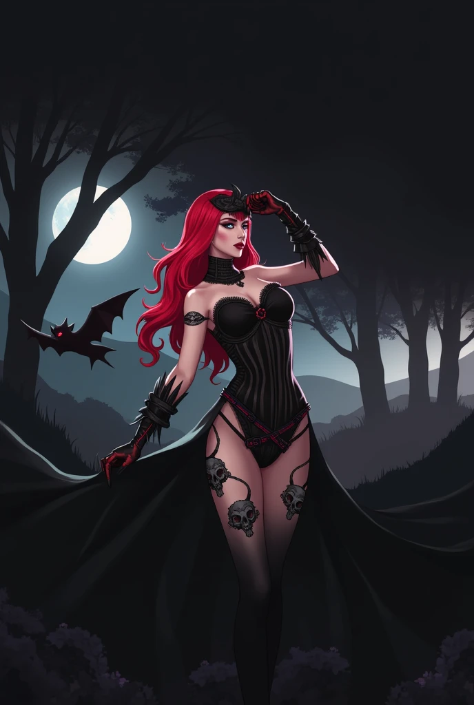 (Incredibly detailed, Beautiful detailed face, Beautiful body masterpiece, Best quality), Pixel Art - 8bit Sexy Vampire Woman, Flirty, Jessica Rabit, Smiling shows vampire butts, Tim Burton's Bride movie style