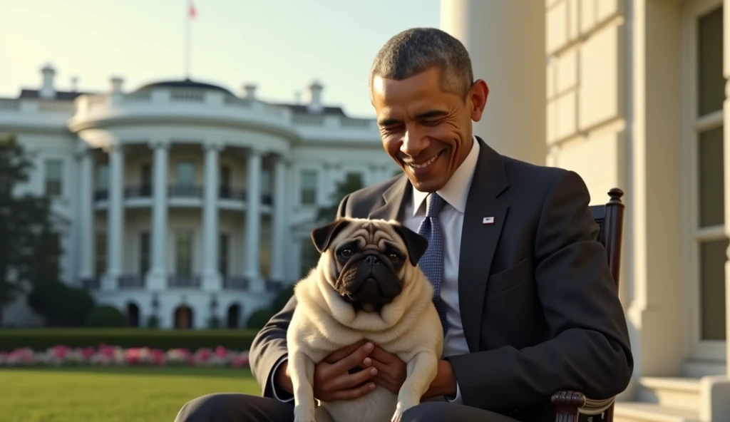 Obama riding a bear with Patrick