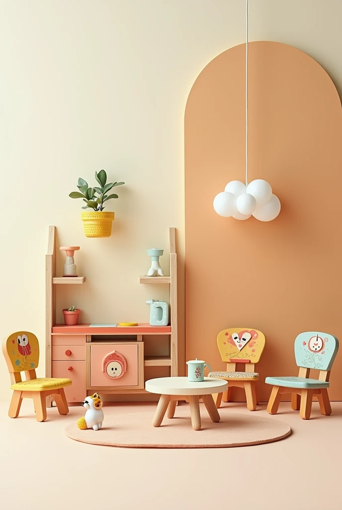 Very creative wood furniture for children