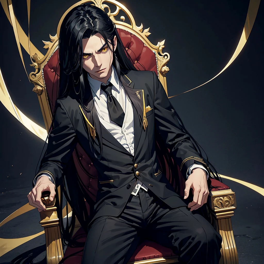 black hair, alucard, full body, beautiful male god of death, vampire fashion, detailed anime character art, male vampire of clan banu haqim, l vampire, with his long black hair, androgynous vampire, detailed 25 year old male face, ultra realistic anime red eyes no emotions, INTJ, intelligent, sexy, attractive, full body, tongle, no clothes, no shirt, dark background