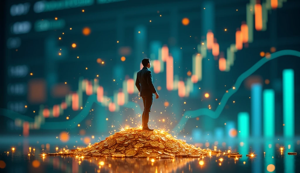 a content creator holding a scale with one side full of money and the other side with a symbol of ethics or truth could illustrate well the dilemma between profit and integrity in cultural production.
