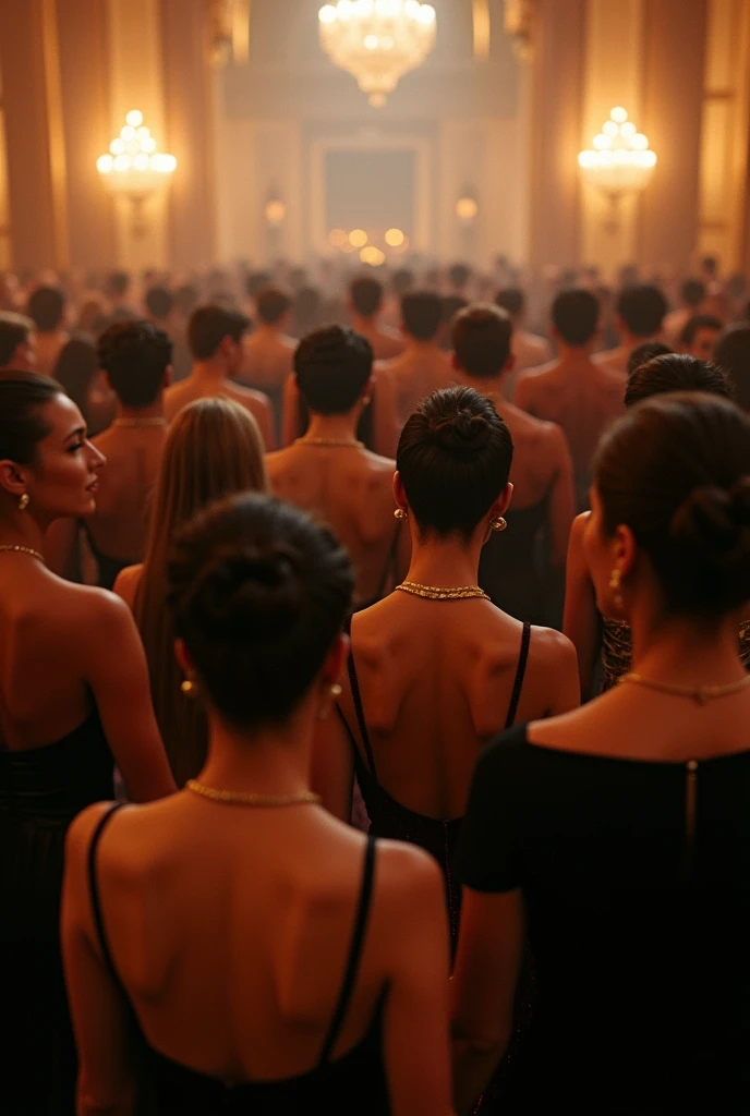 1boy、Photo Quality、Cute handsome man、Mash Hair、Japanese male, 、Completely naked、Full nudity、erection、Huge penis、Highest quality、Realistic、beautiful、Prostration、On all fours、Surrounded by middle-aged women in dresses、Back view、Party Venue
