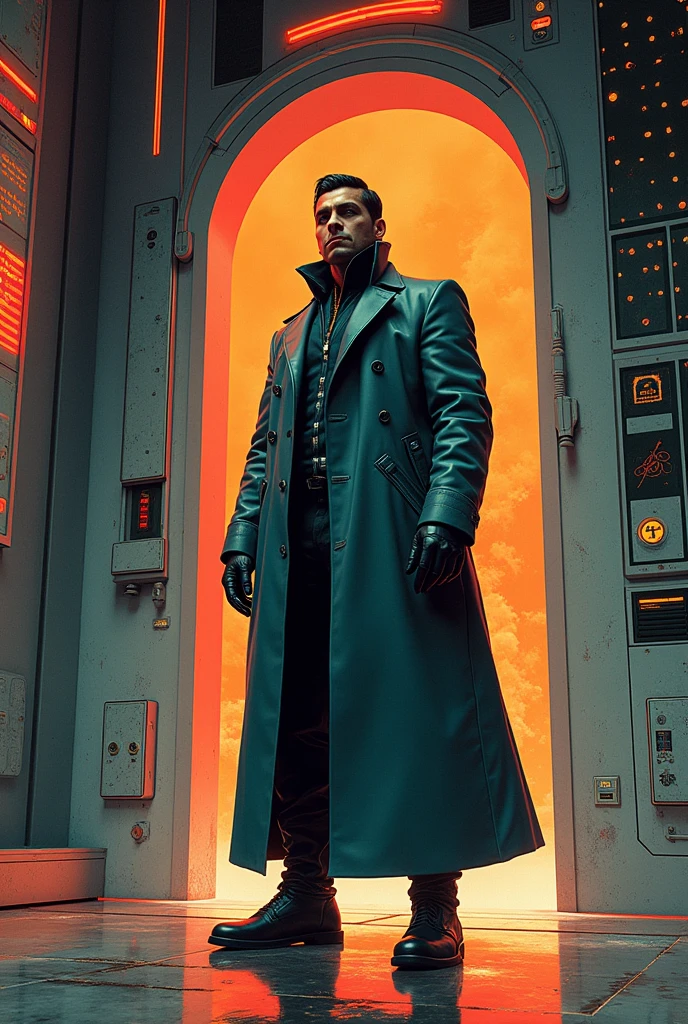masterpiece, top quality, best quality, official art, beautiful and aesthetic,realistic,
delivery driver, standing next to DHL spaceship, in yellow-black futuristic uniform, with DHL Logo,
extremely detailed,colorful,highest detailed, (dynamic pose), shiny skin, zentangle, flowers, abstract background, a man coming out of a stargate like the one in Stargate SG1, Black man. holding a mechanical cube with circles on the sides. the cube has some glowing lines. the cube is radiating energy. the man is commanding the cube, the man is a scientist. Hyper realistic, Photography, Picture of the week, RAW, beautiful, (finely detailed skin), African skin, (masterpiece) (perfect proportion)(realistic photo)(best quality) (detailed) photographed on a Canon EOS R5, 50mm lens, F/2.8, HDR, (8k) (wallpaper) (cinematic lighting) (dramatic lighting) (sharp focus) (intricate)