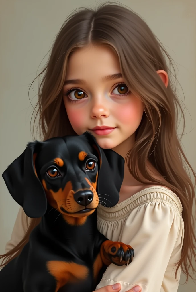 Lostgirls, An 11-year-old girl holds a dog that fits its head in the middle of its open legs and licks its panties-free, pink genius. a puppy licking her private parts, Dorothy Gale, Wholesome, Assistente de OZ, flor