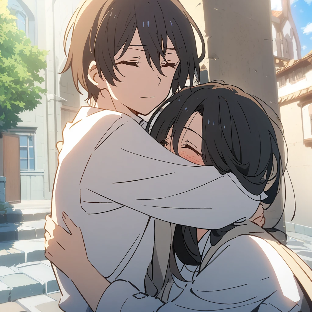 Nagisa Minase,nsfw,((One man and one woman,Having sex)),Lying down,Lift both legs