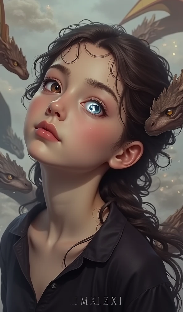 (Dragon's head:1.5),masterpiece, best quality,( 1girl:1.3),(entoptic patterns,multi-dimensional,multicolored),The Dragon's Lair: A deadly place where fearsome dragons dwell,by Ned Dameron,David S. LaForce,Arthur Rackham,Craig Mullins,Meredith Dillman
<lora:epiNoiseoffset_v2:1> <lora:GlassTech-20:1>