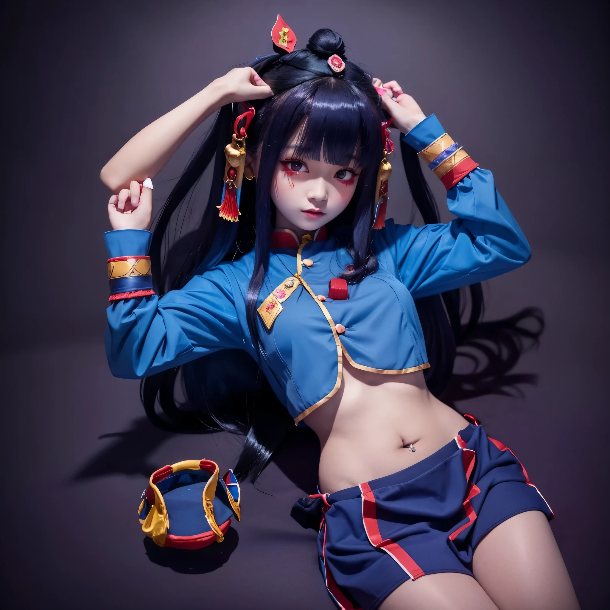 Jiangshi,1woman,kawaii