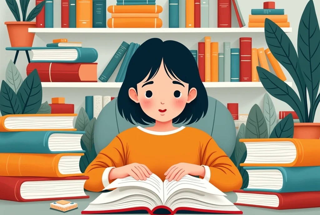 reading books