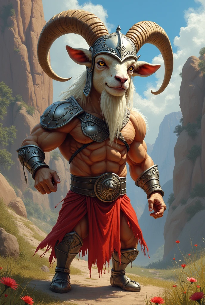A Men with cow