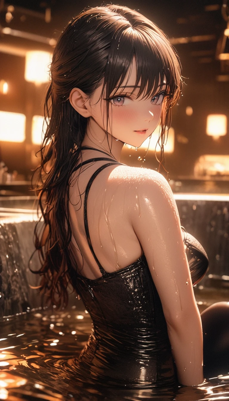Browsing Caution,(((masterpiece))), (((highest quality))), ((Very detailed)), ((Very delicate and beautiful)), 8k, High resolution, Very delicate and beautiful, High resolution , Tifa Lockhart, 20-year-old, sexy, Ample breasts, Huge breasts, Cleavage, breast focus , ((whole body:1.8)), ((nude)), Breasts on a table, Prone, Crushed chest , (Embarrassing, Drooling, Are crying, tears) , (Suppressed, Shackles) , Torn bra:1.4, (Rear view:2.2), On all fours:1.8, (dorsal position:1.2)
