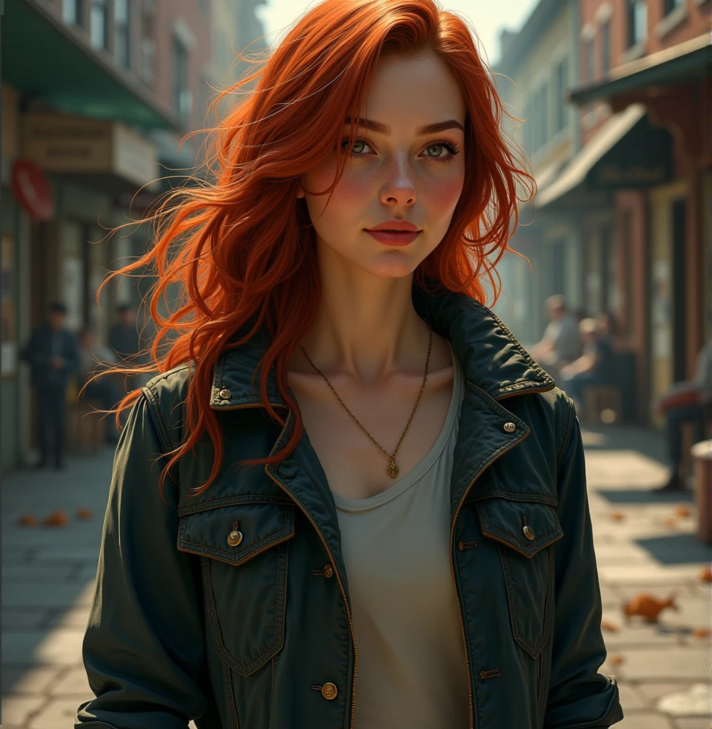 redhead girl,, (dark shot:1.17), epic realistic, faded, ((neutral colors)), art, (hdr:1.5), (muted colors:1.2), hyperdetailed, (artstation:1.5), cinematic, warm lights, dramatic light, (intricate details:1.1), complex background, (rutkowski:0.8), (teal and orange:0.4)