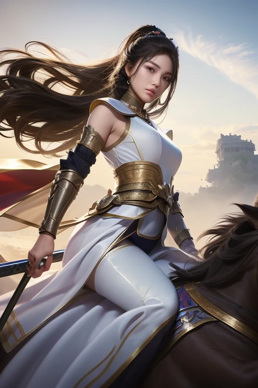 ((A handsome young general in silver armor,Xiao Li Guanghuarong,General of the Divine Arm,Heroic)),exquisite facial features,Three-dimensional facial features,Perfect face,((Carrying a silver gun on his back,Hold a delicate hard bow in hand,Shoot the invincible hand all over the world,Born with a pair of handsome eyes,Teeth white lip red,big breasts thin waist,100 steps through Yang,Strong arms,Precision forged silver helmet,Fine-forged silver armor,Good at riding a fierce horse,The whole body is protected by silver armor)),majestic-looking,Invincible,Top Photography Masters Award-Winning Works,Light particles surround,tmasterpiece,A high resolution,luxury goods,a gorgeous,detail-rich,There is a thousand undue courage,(((Holding a fierce bow))),Shining with God's eyes,Artwork quality,((close-up all over the body)),The fingers are clearly defined,perfect hand,dingdall effect,erudite,The armor reflects a stunning metallic sheen,perfect hand,Glass craftsmanship,with a sense of layering,Clear facial features