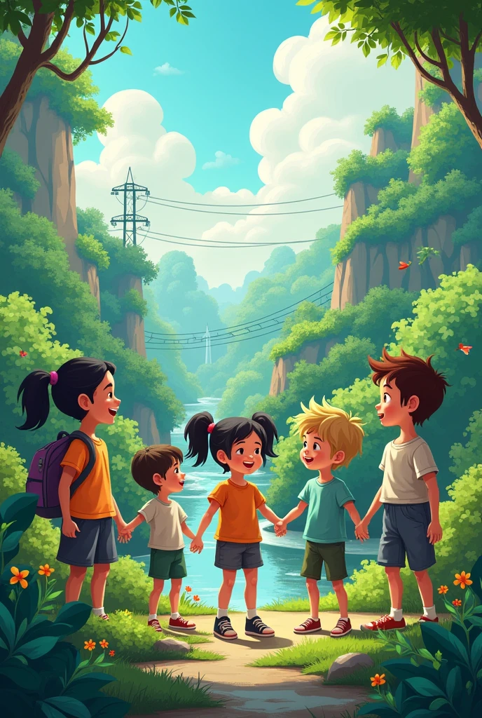 10 children fix green planet 