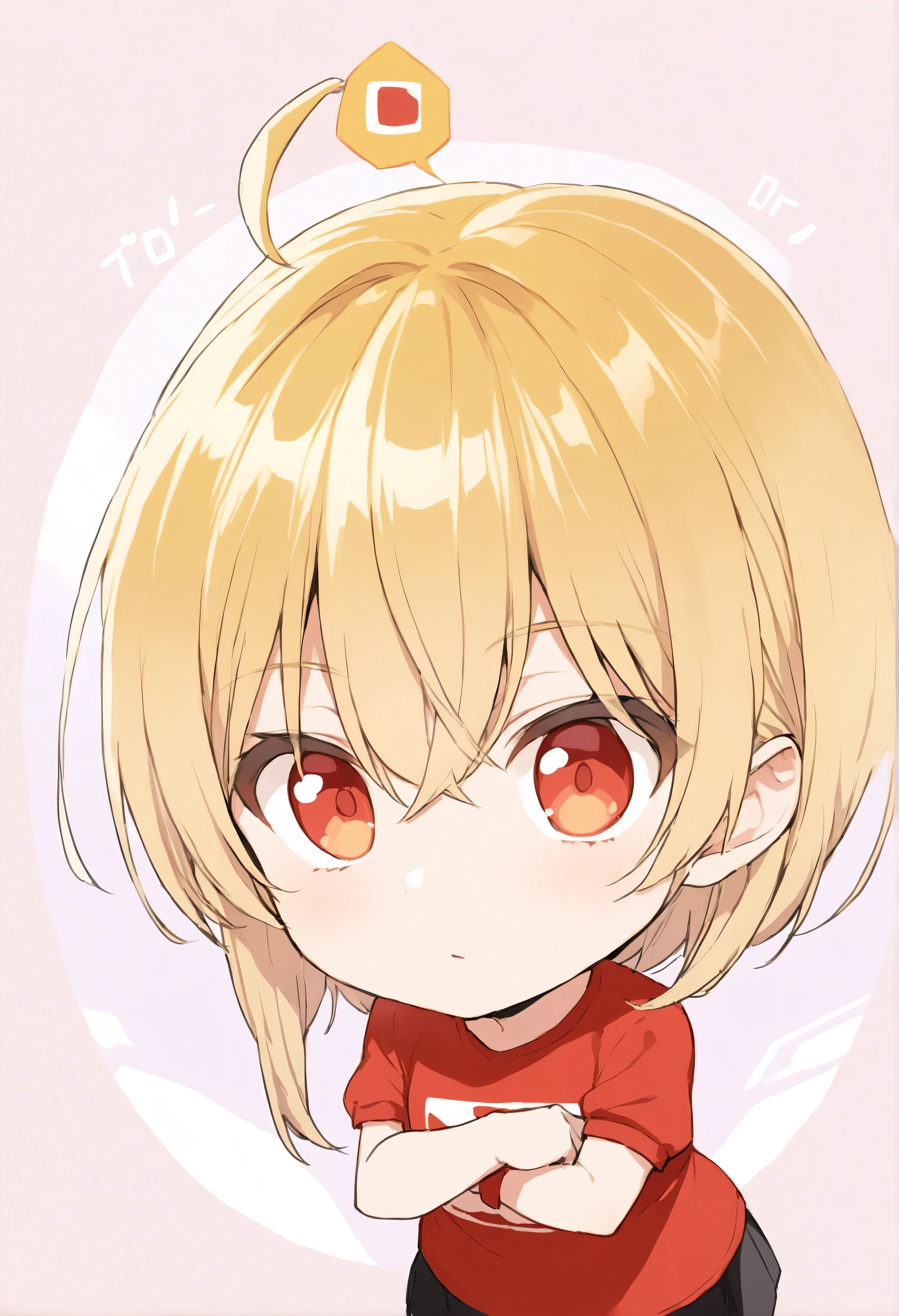 (score_9,score_8_upper,score_7_upper,),Tolerate,Blunt bangs,Red dress,bionde,short hair,barefoot,Yellow Eyes,Shorts,No sleeve,take_photograph,((best quality)), (ultra-detailed), ((extremely detailed)), (beautiful), ((kawaii girl))、、1 girl solo 1 girl,oshino shinobu,long hair,solo,blonde hair,yellow eyes,pointy ears,dress,white dress,blush stickers,bare shoulders,fang,Light color effect, 2.5D, delicate and dynamic、White Background
