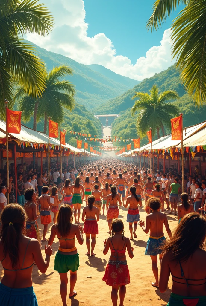 Blowjob on a hippie festival with 5 girls, real men get sucked, big orgy, a lot of men getting a bj by several women, festival of sex